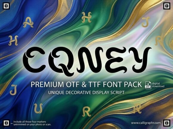 Coney: A Versatile Display Font for Digital Design