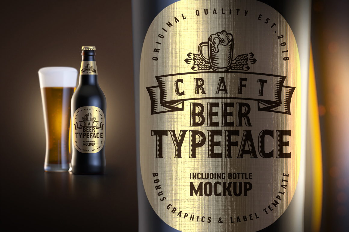 Craft Beer: A Display Font for Digital Branding and Web Design