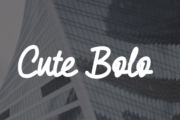 Cute Bolo: The Font That Elevates Your Digital Brand