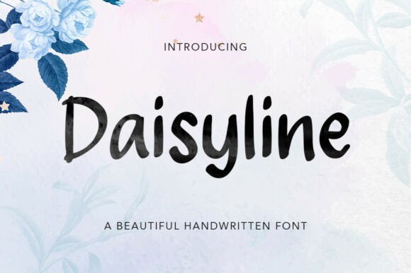 Daisyline: A Script Font for Handmade Crafters and Designers