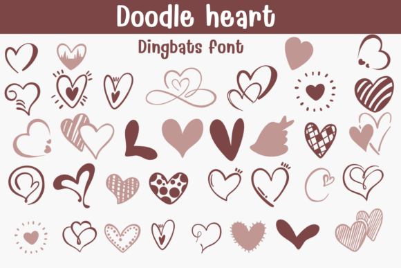 Doodle Heart: A Font for Whimsy and Branding