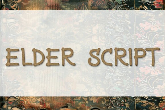 Elder Script: A Timeless Display Font for Editorial Design