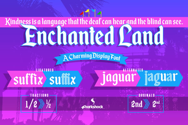 Enchanted Land: A Font That Brings Magic to Your Campaigns