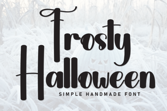Frosty Halloween Font: A Crafters’ Delight for Seasonal Projects