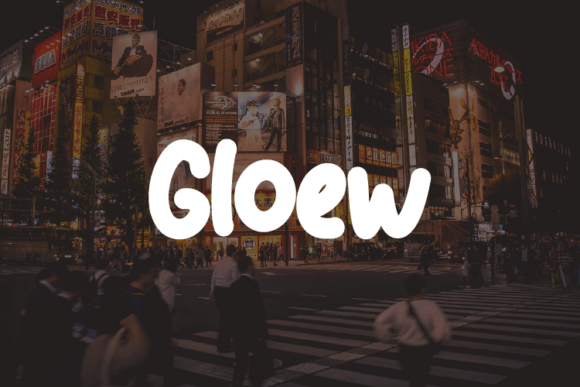 Gloew: A Versatile Typeface for Modern Web Design