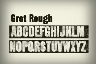 GrotRough: A Font That Brings Character to Every Craft Project