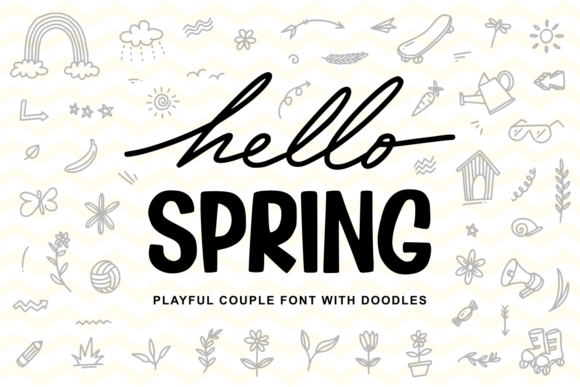 Hello Spring Trio: A Font for Brightening Editorial Design