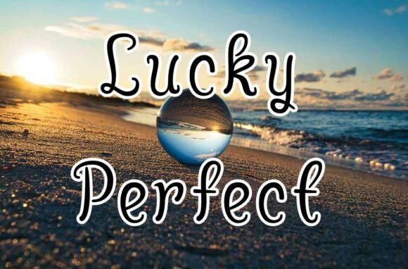 Lucky Perfect: A Script Font for Editorial Elegance