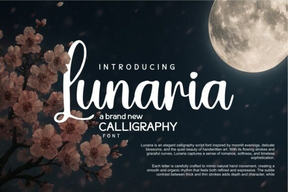 Lunaria: A Font for Crafters Who Love Beauty and Function