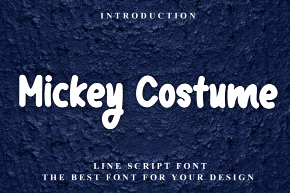 Mickey Costume: A Playful Font for Editorial Design