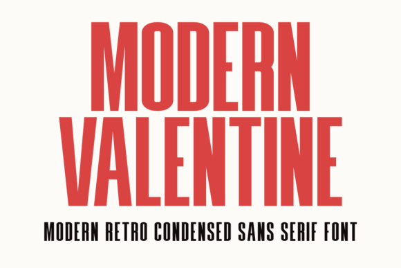 Modern Valentine: A Timeless Font for Editorial Design