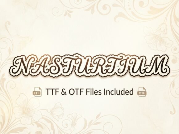Nasturtium: A Dreamy Script for Branding Magic