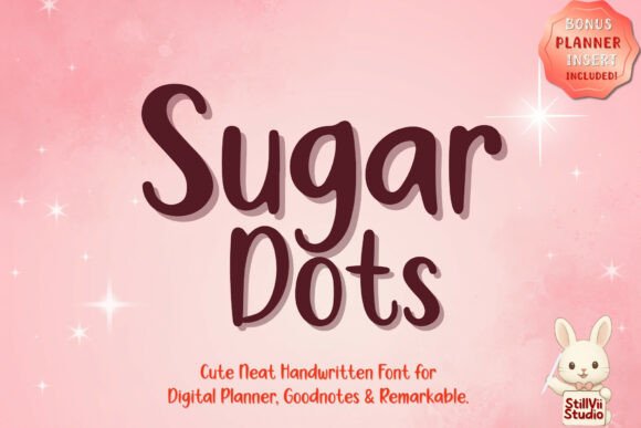 Sugar Dots: A Playful Script Font for Digital Design