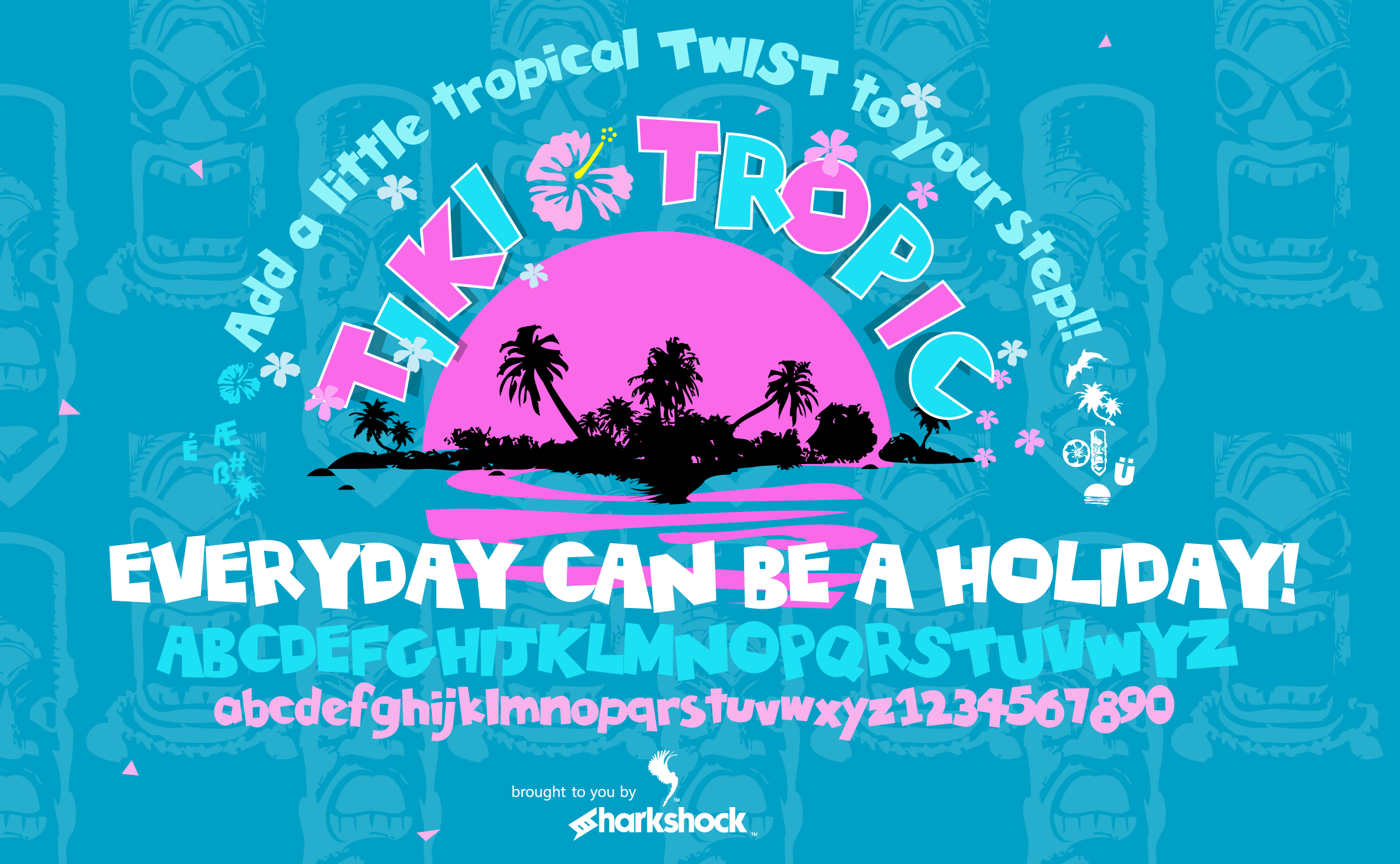 Tiki Tropic: A Display Font for Crafting Paradise